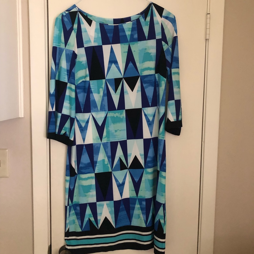 Eliza J  blue dress